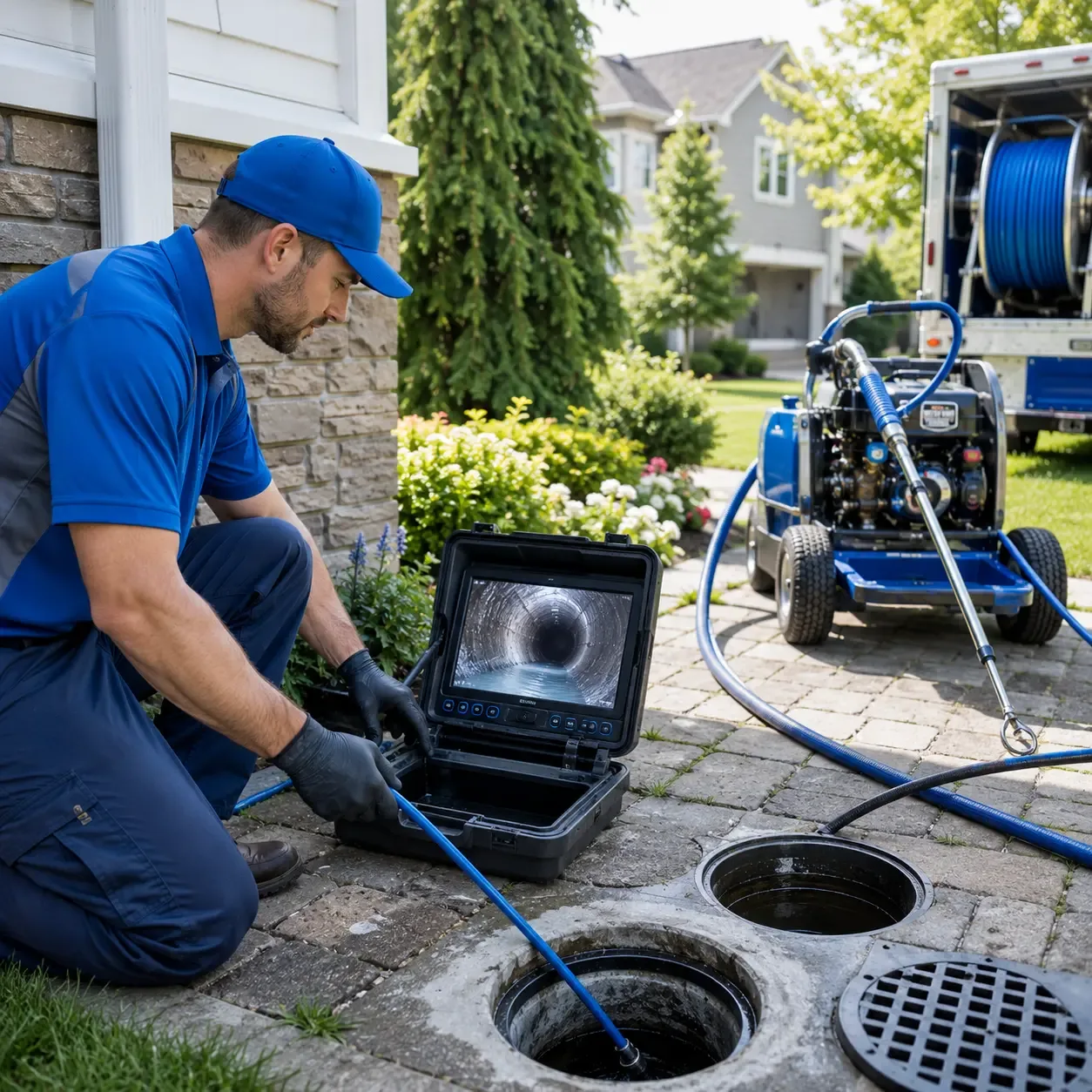 Outdoor drain cleaning professionals serving Bondsville, MA